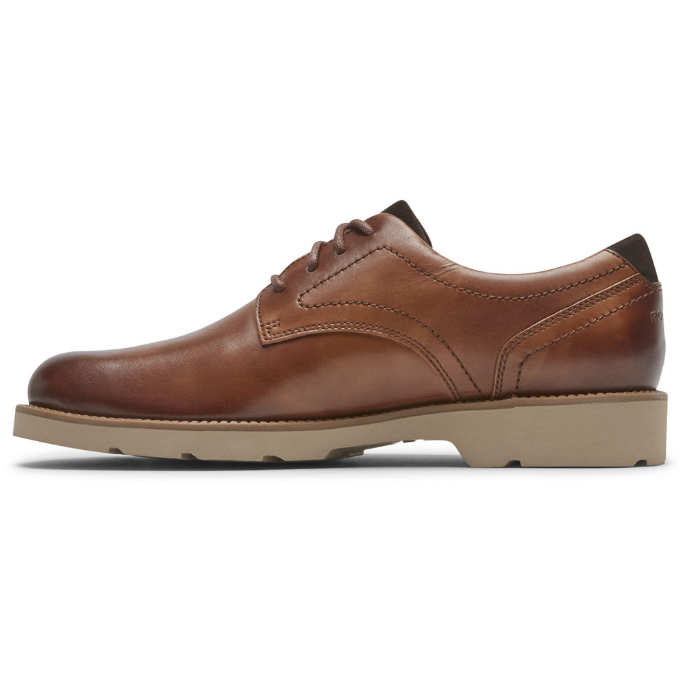 Rockport Oxfords For Mens Brown - Bradlee Plain Toe - OZ2761530